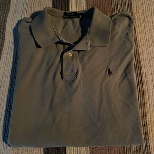 Gray, Short sleeve Polo by Ralph Lauren